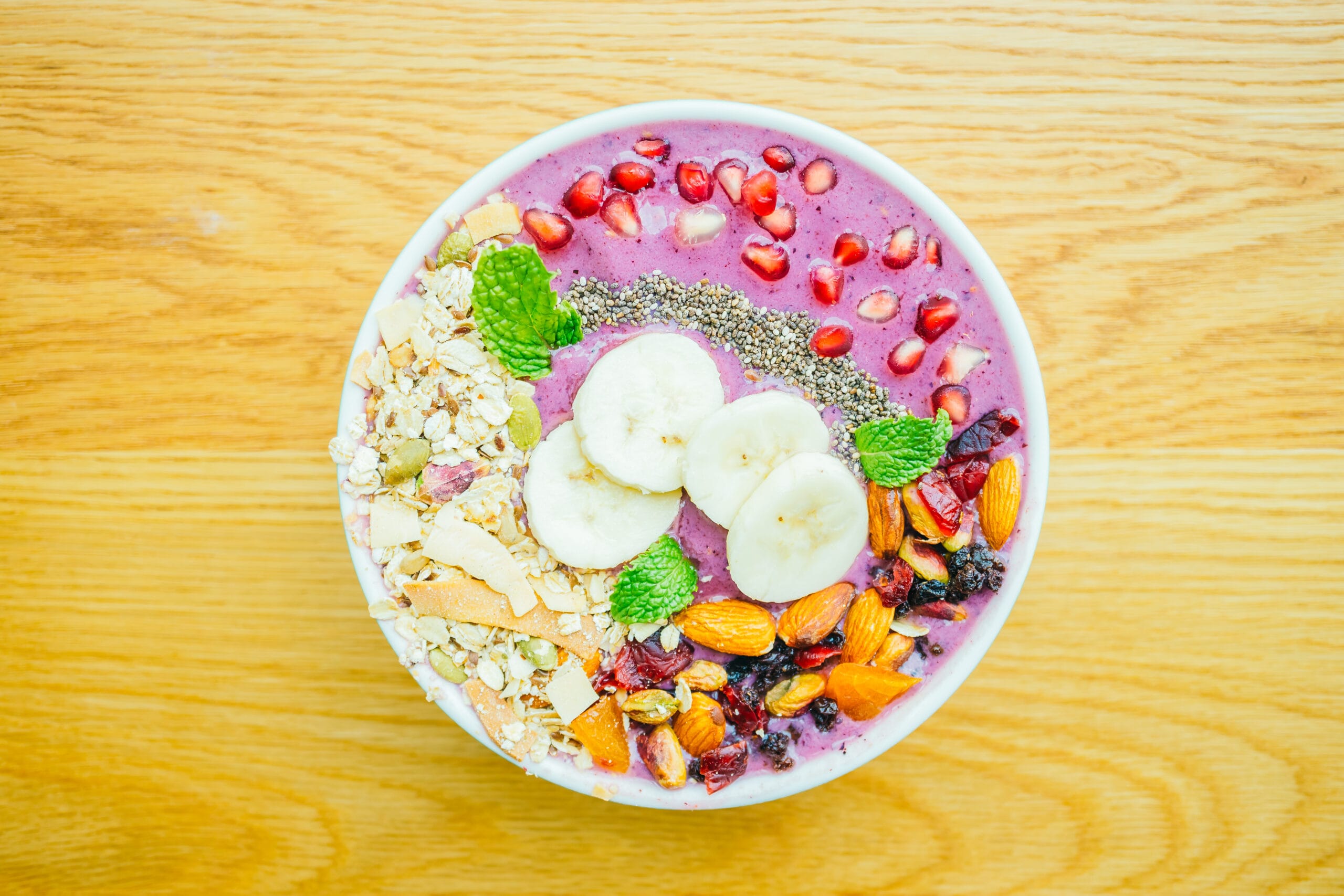 Fruit nut yogurt Bowl